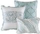 Olliix by Madison Park Blue King/California King Dawn 6 Piece Cotton Percale Reversible Coverlet Set-1