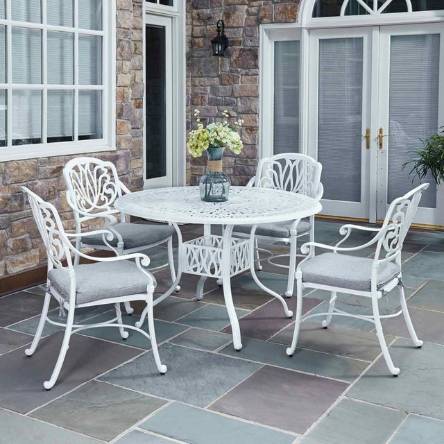 homestyles® Capri 5-Piece White Dining Set-1