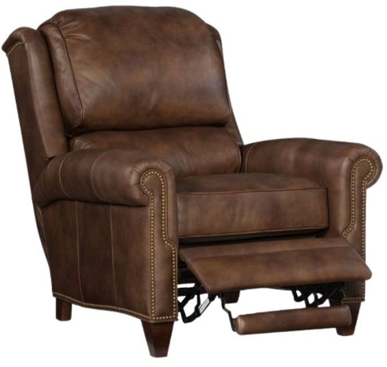 Bradington-Young Customizable William Manual Leather 3-Way Recliner-3
