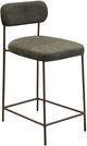 International Furniture Direct Salamanca Olive Green Upholstered Barstool-0