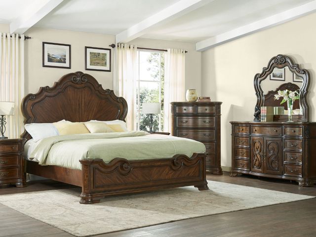 Steve Silver Co. Royale Brown Cherry Dresser-1