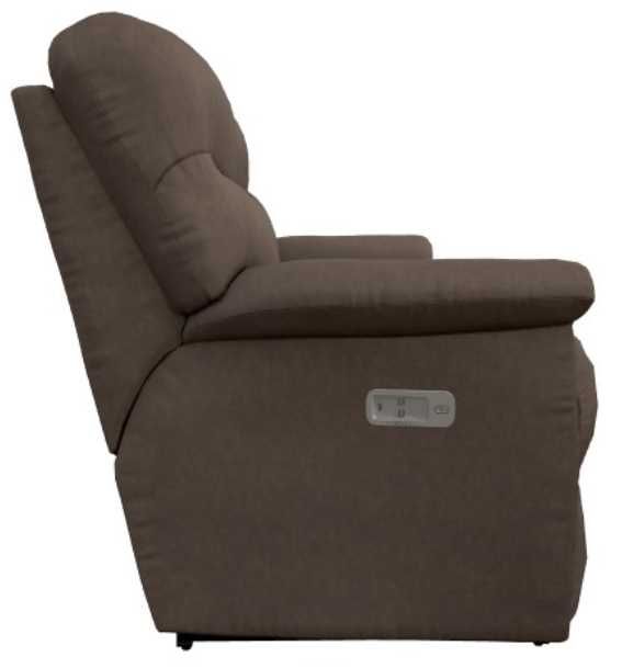 La-Z-Boy® James Mocha Power Reclining Loveseat with Headrest and Console-3