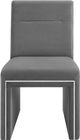 TOV Furniture Jaffa Grey Performance Velvet Dining Chair-1