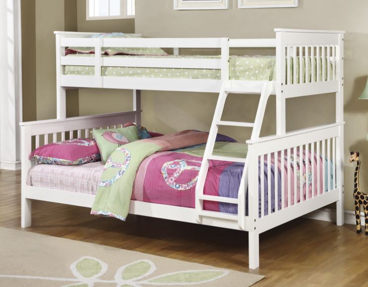 Coaster Chapman White Twin/Full Youth Bunk Bed - Thumbnail 3