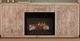 International Furniture Direct Balam White TV Stand with Fireplace-0