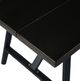 Armen Living Koala Black/Dark Eucalyptus Outdoor Patio Rectangle Dining Table-3