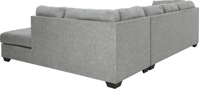 Benchcraft® Falkirk 2-Piece Steel Right-Arm Facing Full Sofa Sleeper Sectional and Chaise-2