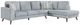Homelegance® Broadway 2-Piece Blue/Gray Right-Arm Facing Sectional and Chaise-0