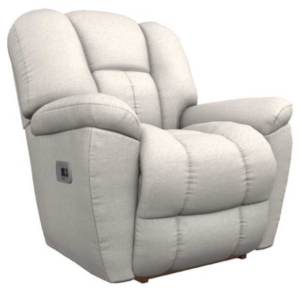 La-Z-Boy® Maverick Oyster Power Rocking Recliner with Headrest and Lumbar-0