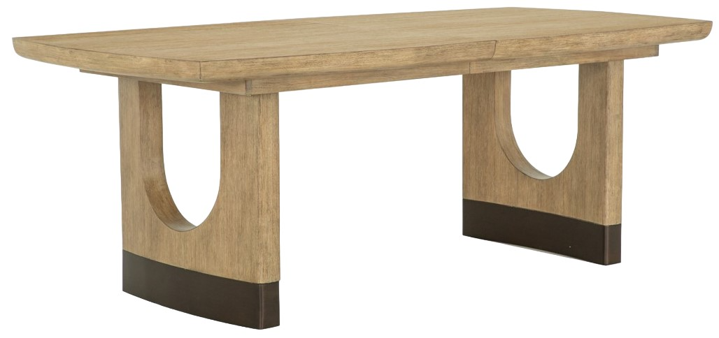 Magnussen Home Tristan Brown Trestle Dining Table