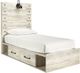 Signature Design by Ashley® Cambeck 2-Piece Whitewash Twin Panel Bed Set-5