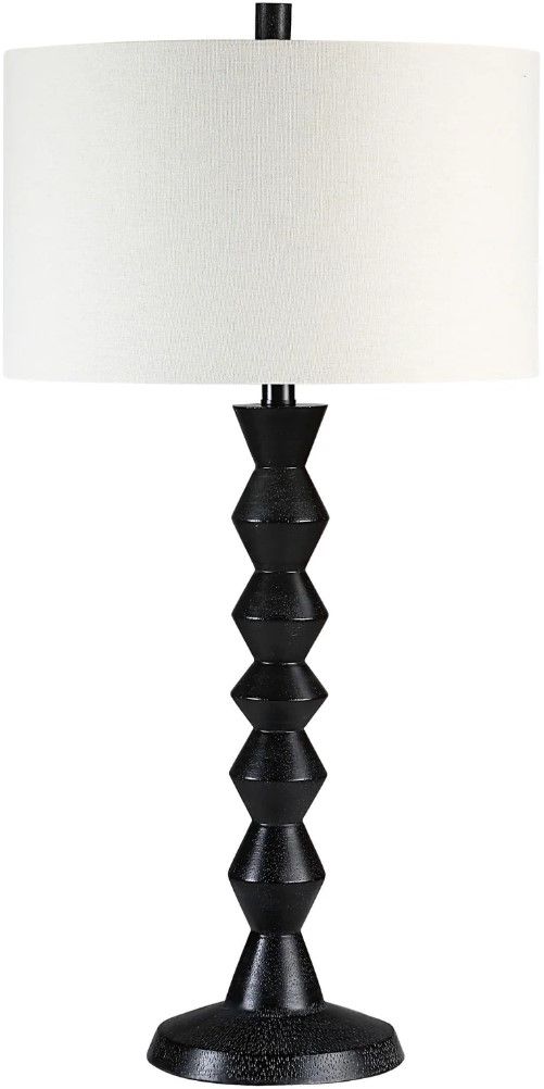 Renwil® Everren Tulum Matte Black Table Lamp-0