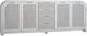 Elizabeth Ann Home Jennifer Off White/Rattan White Sideboard-0