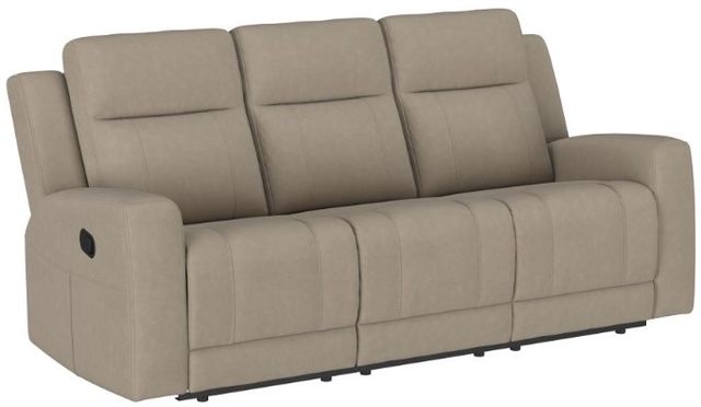 Coaster® Brentwood 2-Piece Taupe Manual Reclining Set-1