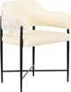 TOV Furniture Sezanne Black/Cream Jacquard Dining Chair-0