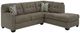 Signature Design by Ashley® Mahoney 2-Piece Chocolate Right-Arm Facing Sectional and Chaise-0