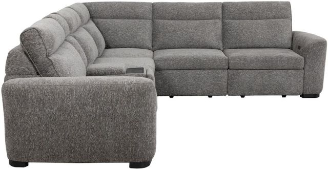Parker House® Kline 6-Piece Nightfall Modular Slider Sectional with Extensions Footrests-4