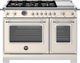 Bertazzoni Heritage Series 48" Ivory Freestanding Dual Fuel Range-0