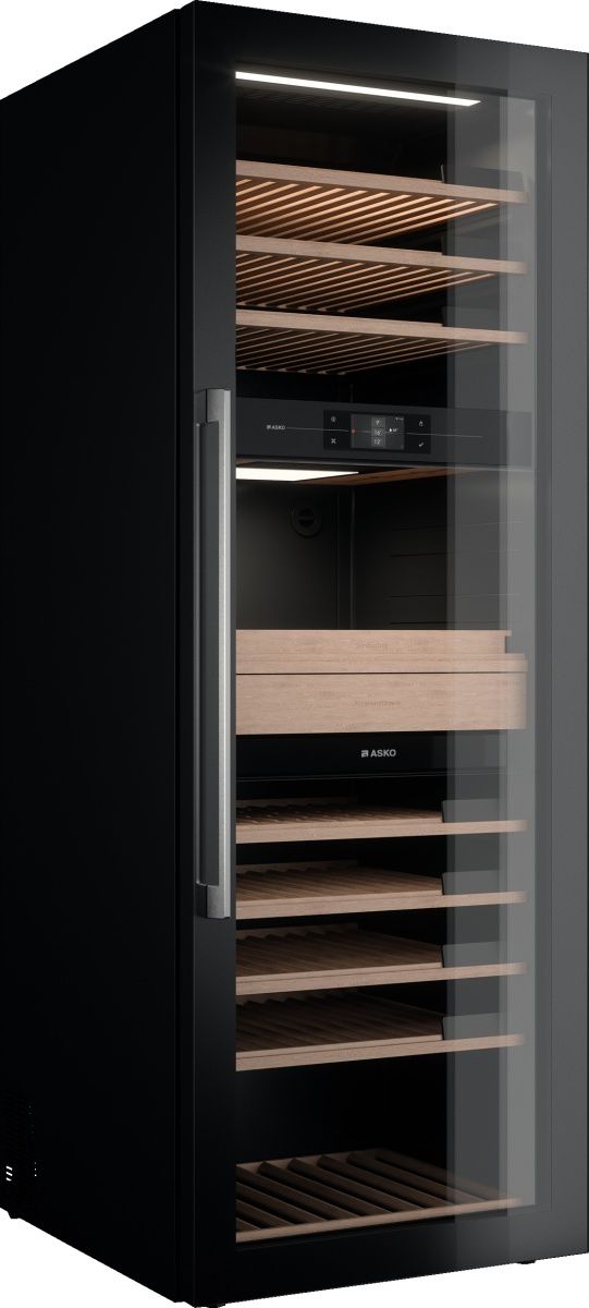 ASKO Elements 28" Matte Black Wine Cooler-2