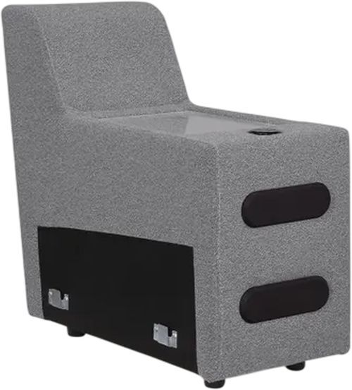 Signature Design by Ashley® Modmax II 7-Piece Salt and Pepper Modular Power Reclining Sectional with Audio Consoles-2