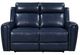 Leather Italia™ Royce Jonathan Blue Power Reclining Loveseat-1