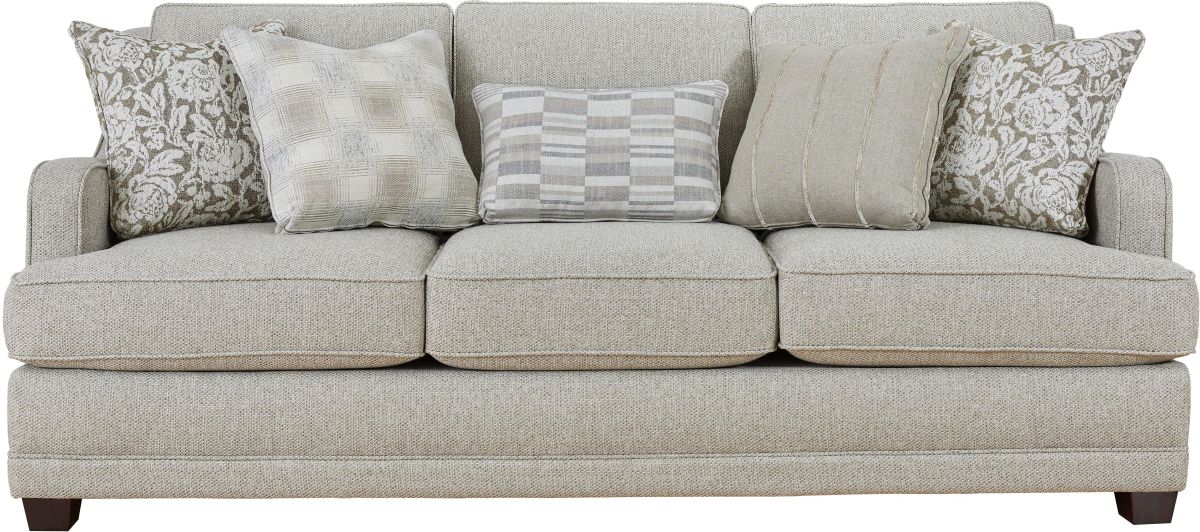 Fusion Furniture Missionary Raffia Multi-Colored Sofa