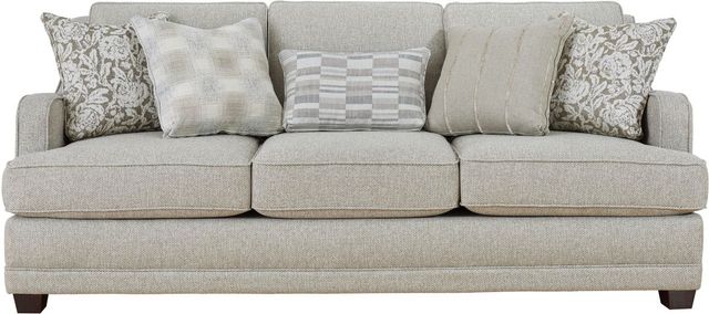 Fusion Furniture Missionary Raffia Multi-Colored Sofa-0