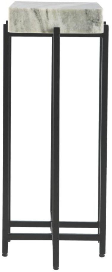 Martin Svensson View Point Jupuana Gray End Table with Black Base-3