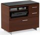 BDI Sequel® 6017 Multifunction Cabinet-Chocolate Stained Walnut-1