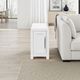 Legends Home Haven White Chairside Table-1