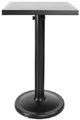 CabanaCoast® Customizable Monaco Aluminum 24" Outdoor Square Pedestal Bar Table-1