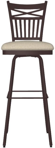 Amisco Customizable Garden Upholstered Swivel Spectator Stool-1