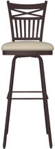 Amisco Customizable Garden Upholstered Swivel Spectator Stool-1