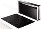 Faber Hoods Scirocco Lux 36” Black Glass with Stainless Steel Downdraft Range Hood-4