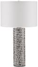 Currey & Company Charcoal Gray/Off-White/White Table Lamp-1