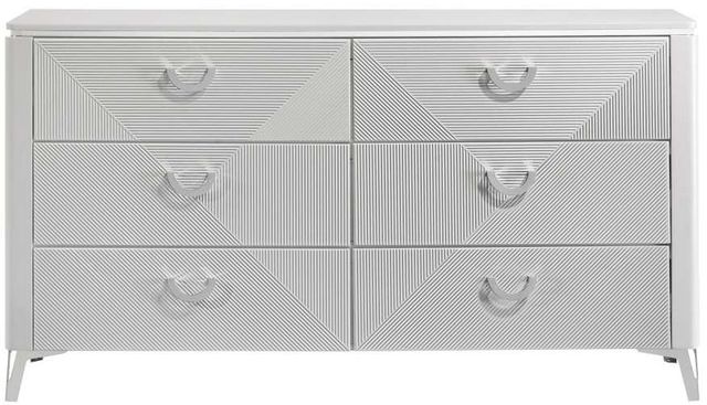 Coaster® Cassia White High Gloss Dresser-1