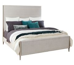 Pulaski™ Ashby Place Reflection Gray King Upholstered Panel Bed
