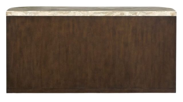 Magnussen Home® McPherson Burnt Umber Demilune Sofa Table-3