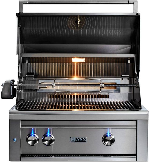 LYNX® Professional 2-Burner Surf Built-In Liquid Propane Grill with Rotisserie-2