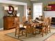 A-America® Cattail Bungalow Amber Trestle Dining Table-2