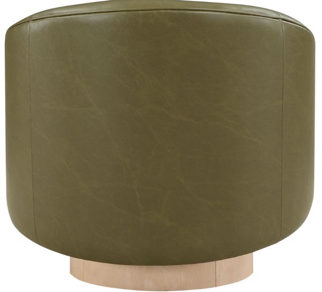 Meridian Furniture Gibson Olive Vegan Leather Swivel Chair-3