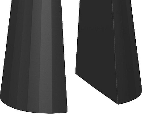 Amisco Customizable Gemma White Oak Veneer 72" Dining Table-3