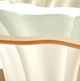 Michael Amini® London Place Clear Table with Creamy Pearl Base-5