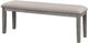 Mazin Furniture Armhurst Wire Brush Light Gray Dining Bench-1