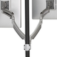 Chief® Kontour™ Silver K1P 2 Monitors Dynamic Pole Mount-1