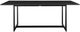 Armen Living Cayman Black Outdoor Patio Dining Table-1