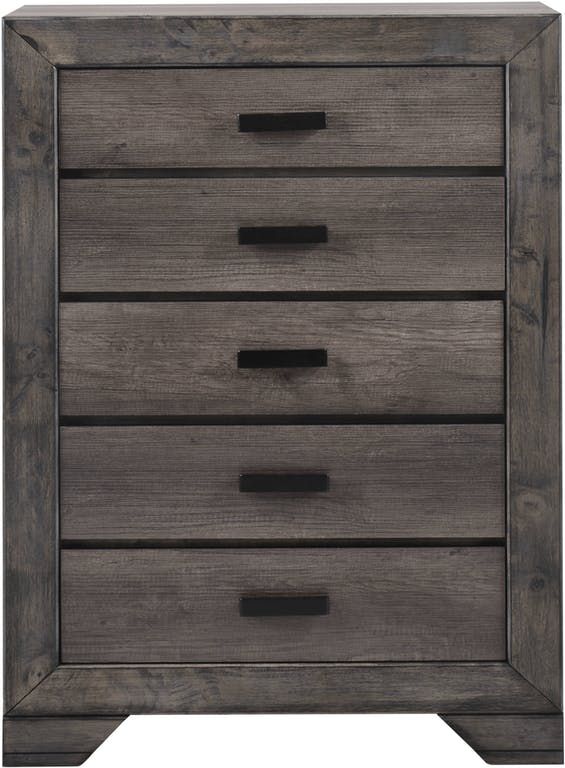 Elements International Nathan Gray Oak Chest-1