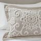 Olliix by Harbor House Taupe King Suzanna Cotton Comforter Mini Set-3