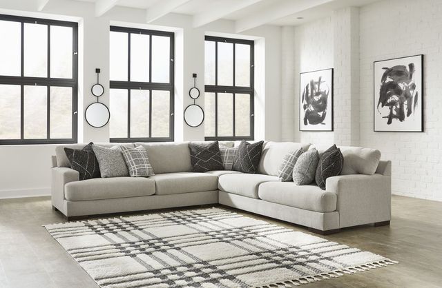 Benchcraft® Artsie 3-Piece Ash Curved Sectional-1