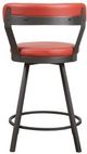 Mazin Furniture Appert Red 24 Inch Counter Side Dining Chair-2